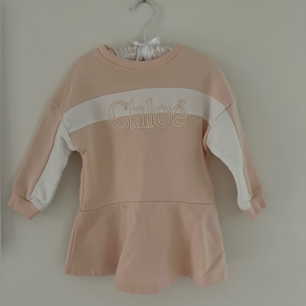 Chloe blush pink dress for 2T